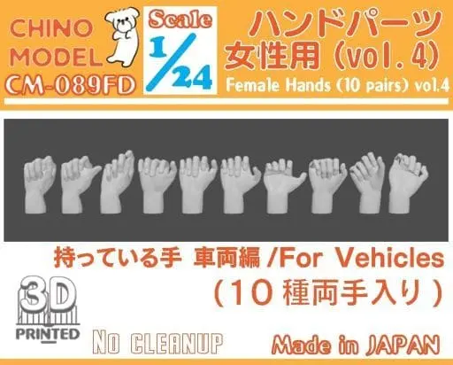 1/24 Scale Model Kit - Hand parts