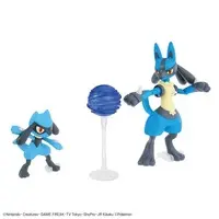 Pokemon PLAMO - Pokémon / Riolu & Lucario