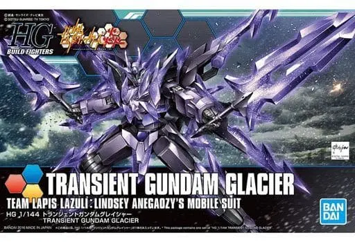 HG Build Fighters Honoo Transient Gundam Glacier Model Kit