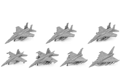 1/700 Scale Model Kit - Japan Self-Defense Forces / Dassault Rafale & F-15 Strike Eagle