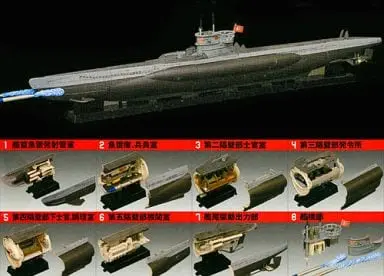 1/144 Scale Model Kit - U-boat / U-Boot Typ VII