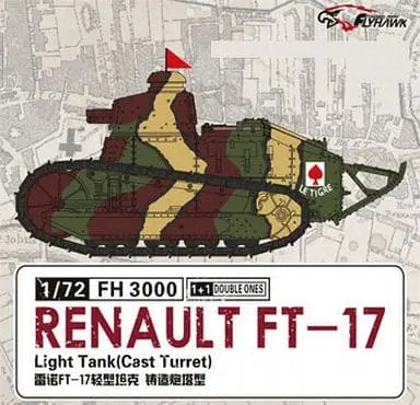 1/72 Scale Model Kit - Renault / FT-17