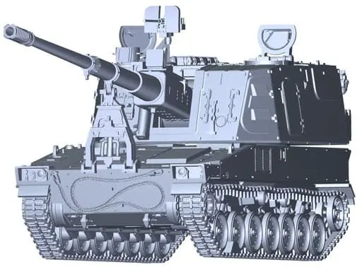 JGSDF Type 99 155mm Self-Propelled Howitzer Model Kit