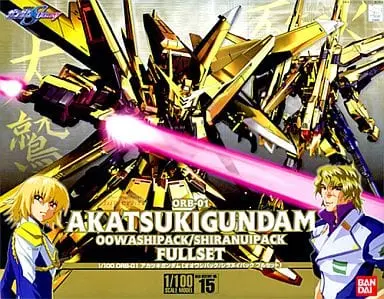 ORB-01 Akatsuki Gundam Oowashi Pack / Shiranui Pack Full Set Model Kit