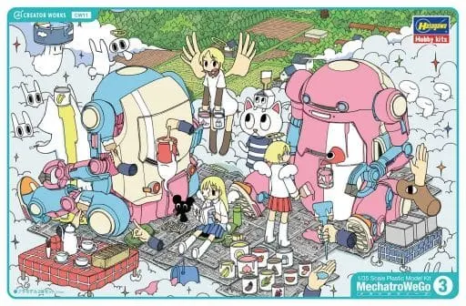 MechatroWeGo 3 `Light Blue & Pink` Set Model Kit