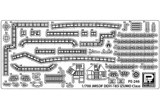 1/700 Scale Model Kit - Etching parts