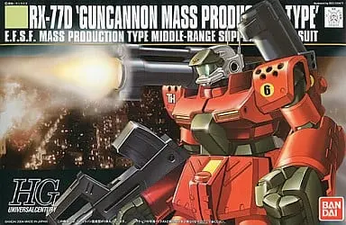 HG Universal Century RX-77D Guncannon Mass Production Type Model Kit
