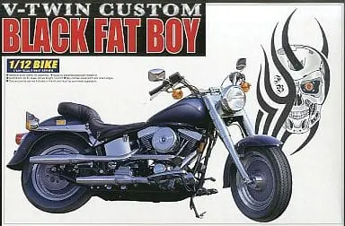 V-Twin Custom Black Fat Boy Model Kit