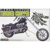 Plastic Model Kit - Motorcycle / Thunder chopper