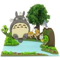 1/150 Scale Model Kit - Miniature Art Kit - My Neighbor Totoro / Kusakabe Satsuki & Kusakabe Mei & Totoro