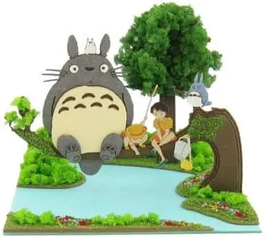 1/150 Scale Model Kit - Miniature Art Kit - My Neighbor Totoro / Kusakabe Satsuki & Kusakabe Mei & Totoro