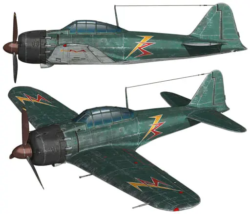 1/144 Scale Model Kit - The Magnificent Kotobuki / A6M5 Reisen Model 52