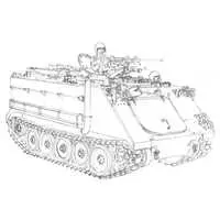 1/35 Scale Model Kit - Tank / M113 armored personnel carrier