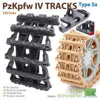 WWII German III / IV Tank Tracks Type.5a Model Kit