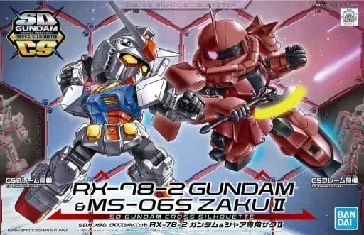 Gundam Models - SD GUNDAM / RX-78-2 & Char's Zaku