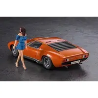 Lamborghini Miura P400 SV w/Italian Girl's Figure Model Kit