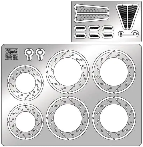 1/12 Scale Model Kit - Etching parts