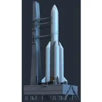 1/200 Scale Model Kit - Space rocket