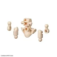 30MS Option Hand Parts [White/Black] Model Kit