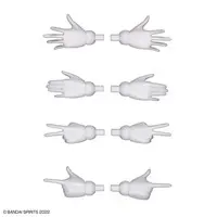 30MS Option Hand Parts [White/Black] Model Kit