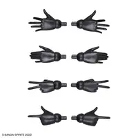 30MS Option Hand Parts [White/Black] Model Kit