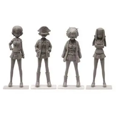 1/35 Scale Model Kit - GIRLS-und-PANZER / Oryou (Nogami Takeko) & Saemonza (Sugiyama Kiyomi) & Erwin (Matsumoto Riko) & Caesar (Suzuki Takako)
