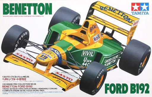 1992 Benetton Ford B192 Model Kit