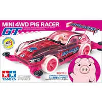 1/32 Scale Model Kit - Mini 4WD PRO / Mini 4WD Pig Racer & Silwolf