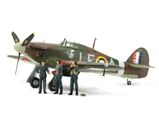 1/48 Scale Model Kit - Fighter aircraft model kits / Hawker Hurricane & Messerschmitt Bf 109 & Supermarine Spitfire