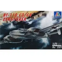 1/72 Scale Model Kit - Fighter aircraft model kits / Messerschmitt Bf 110 & Messerschmitt Bf 109