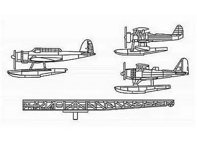 1/350 Scale Model Kit - Warship plastic model kit
