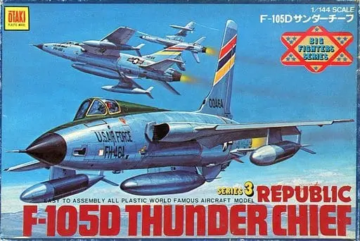 USED) 1/144 Scale Model Kit - BIG FIGHTER SERIES / Republic F-105