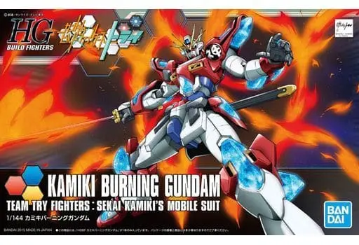HG Build Fighters Try Kamiki Burning Gundam Model Kit