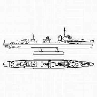 1/700 Scale Model Kit - Warship plastic model kit