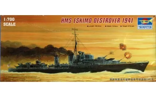 1/700 Scale Model Kit - Warship plastic model kit / HMS Eskimo