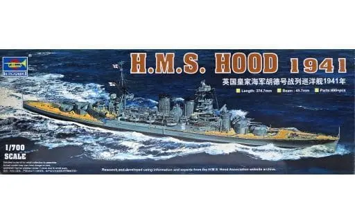 1/700 Scale Model Kit - Warship plastic model kit / HMS Hood