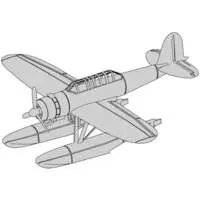 1/700 Scale Model Kit - Fighter aircraft model kits / Aichi E13A (Navy Type Zero Reconnaissance Seaplane)