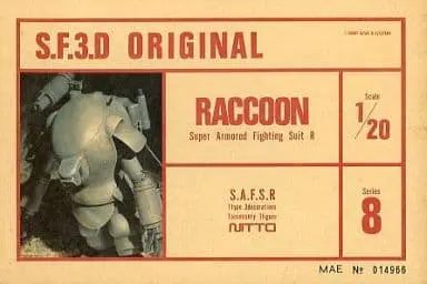 USED) Plastic Model Kit - S.F.3.D ORIGINAL / Raccoon (1/20 RACCOON