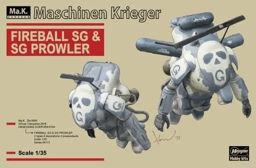 1/35 Scale Model Kit - Maschinen Krieger ZbV 3000 / Prowler & Fireball SG