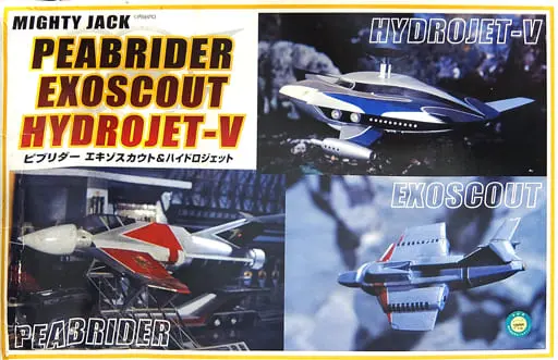 Plastic Model Kit - Mighty Jack / Peabrider & Hydrojet-V & Exoscout