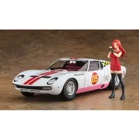 Wild Egg Girls No.05 Lamborghini Miura P400 SV "Mikumo Shiranagi" w/Figure Model Kit