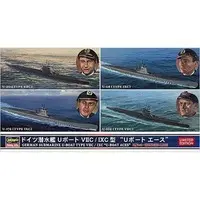 German Submarine U-Boat Type VIIC/IXC "U-Boat Aces" Model Kit
