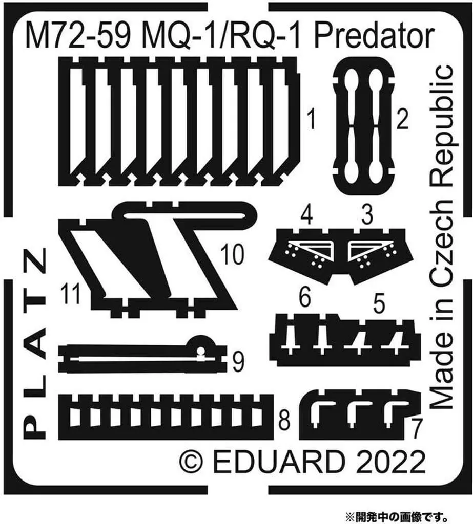 1/72 Scale Model Kit - Etching parts / RQ-1 / MQ-1 Predator
