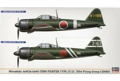 1/72 Scale Model Kit - Fighter aircraft model kits / Mitsubishi A6M Zero & Mitsubishi A6M2b Zero