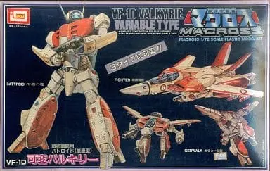 1/72 Scale Model Kit - Super Dimension Fortress Macross / Ichijo Hikaru & VF-1D Valkyrie