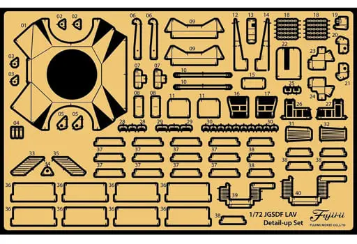 1/72 Scale Model Kit - Etching parts