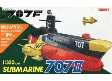 1/350 Scale Model Kit - Submarine 707 / PKN Submarine 707II