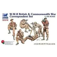 1/35 Scale Model Kit (1/35 英従軍記者(カメラ+タイプライター)6体 WW-II [CB35140])
