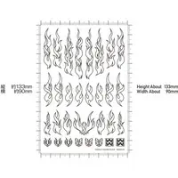 1/24 Scale Model Kit - 1/32 Scale Model Kit - Fire Tribal Decal