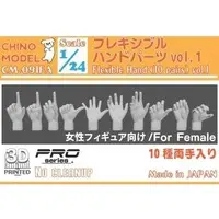 1/24 Scale Model Kit - Hand parts